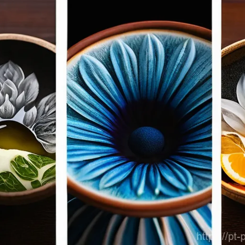 이도다완의 특징 - Here are three detailed image prompts in English, adhering to all the specified guidelines, based on...