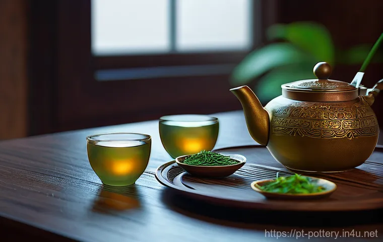 다기 세트와 도예 문화 - Here are three detailed image prompts in English, adhering to all specified guidelines: